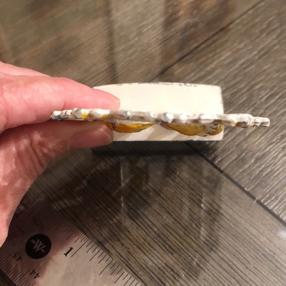 Vintage Retro Revere Mfg Metal Earring Holder Stand "Love Is Sharing" - Picture 13 of 13